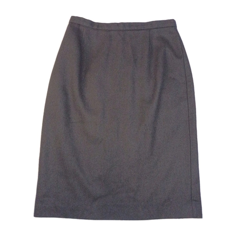 Vintage‎ Ilyse Hart Wool Pencil Skirt Womens 6 Black Career Academia 90s Preppy